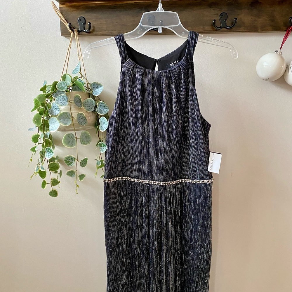 Long black gown